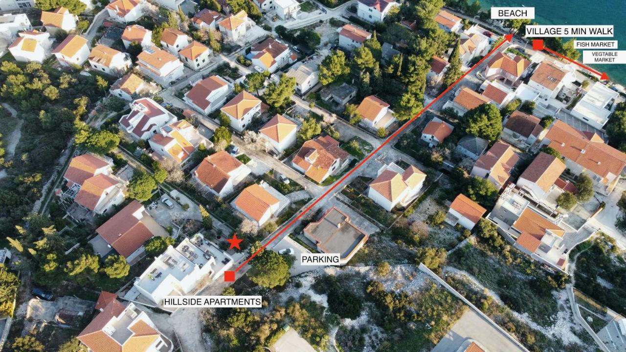 The Grande - Huge Terrace - Amazing Sea Views - Tastefully Furnished - Access To Rooftop Terrace And Gym - Hillside Apartments Rogoznica Рогозниця Екстер'єр фото